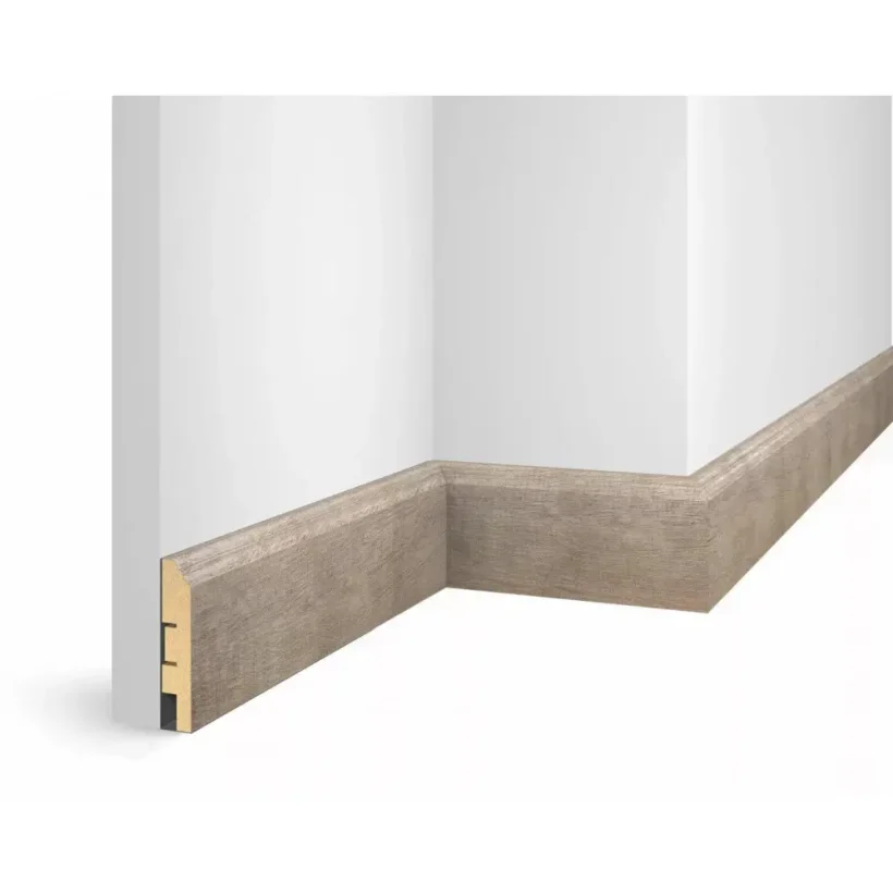 Плинтус МДФ Cosca Décor WP07 дуб Серо-коричн.