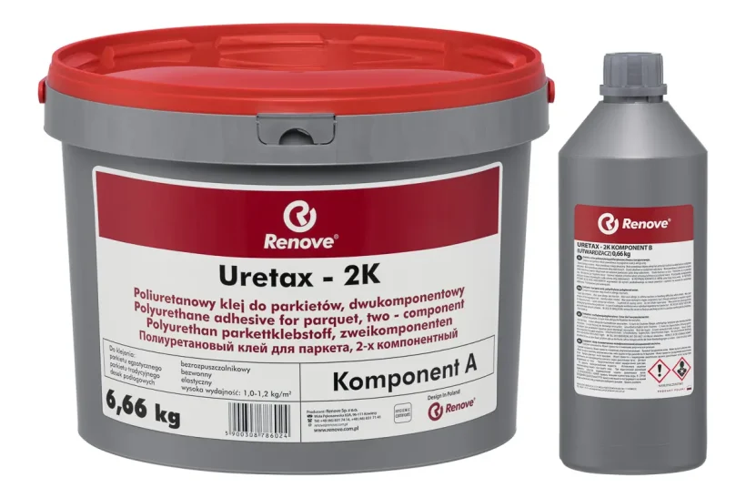 Renove Uretax — 2K полиуретановый клей для паркета 6.66кг